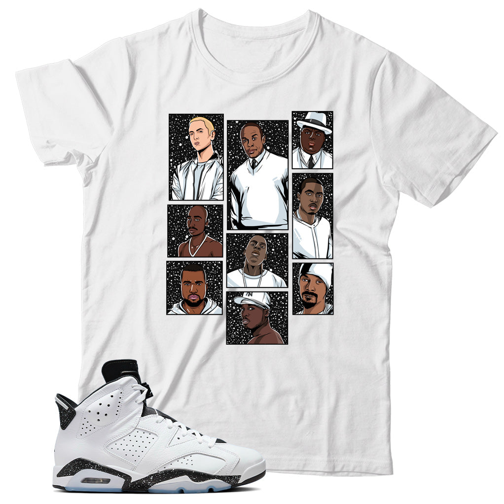 Jordan 6 Reverse Oreo shirt