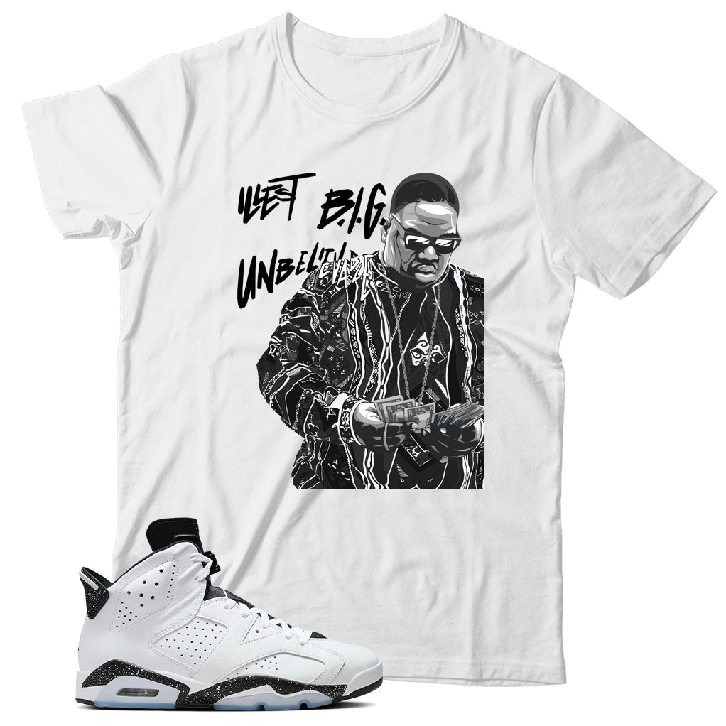 Jordan 6 Reverse Oreo shirt