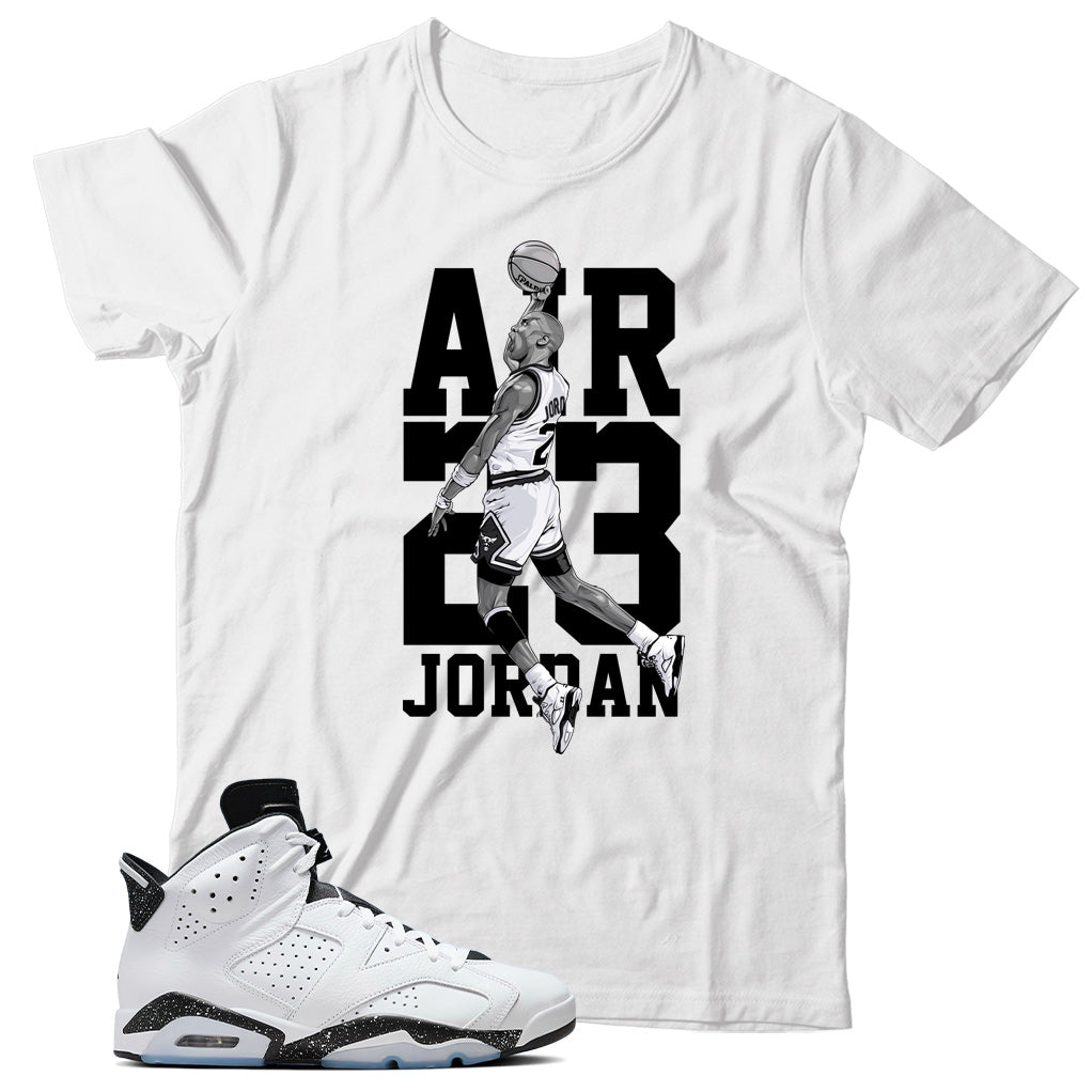 Jordan 6 Reverse Oreo shirt