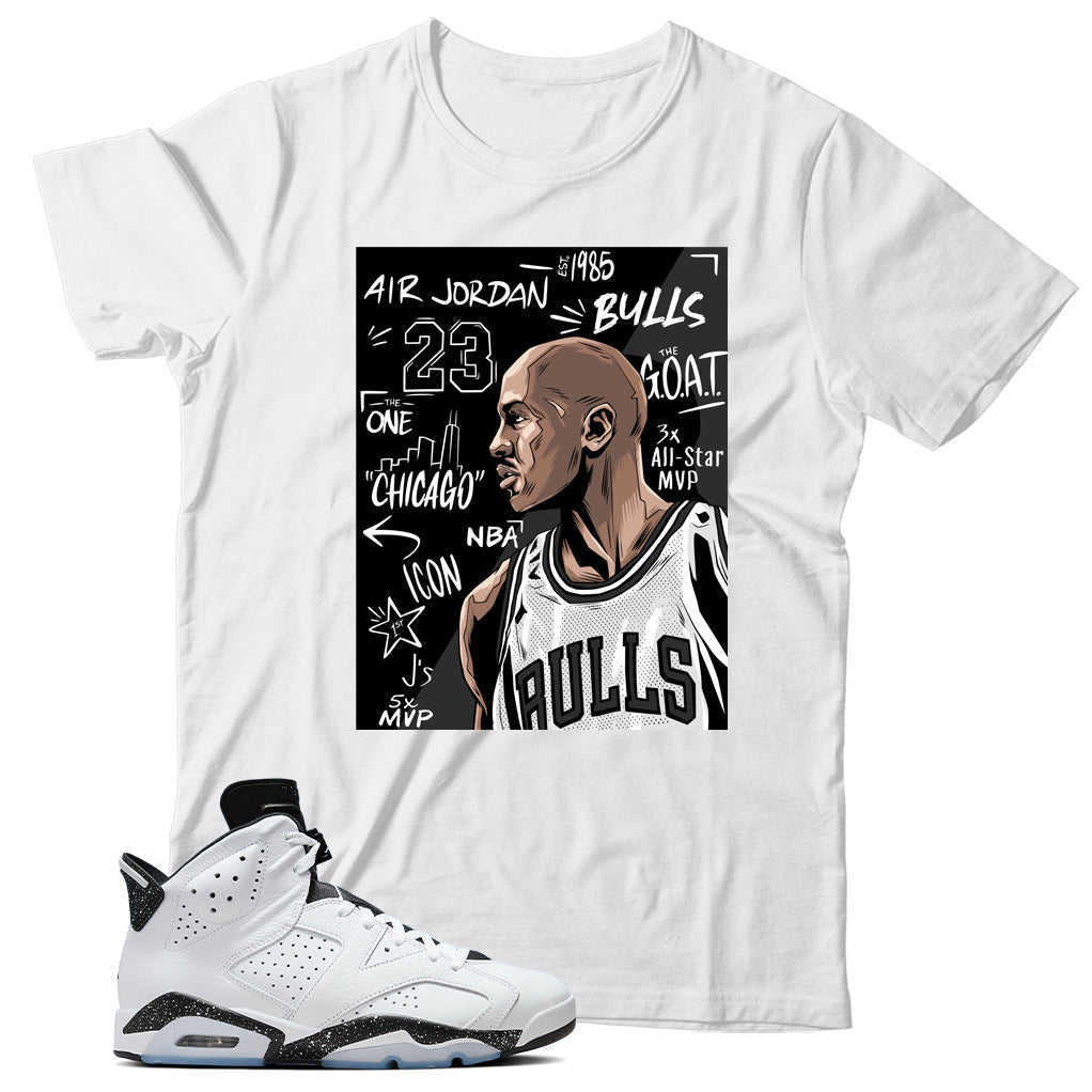 Jordan 6 Reverse Oreo shirt