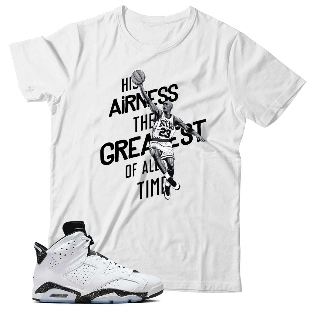 Jordan 6 Reverse Oreo shirt