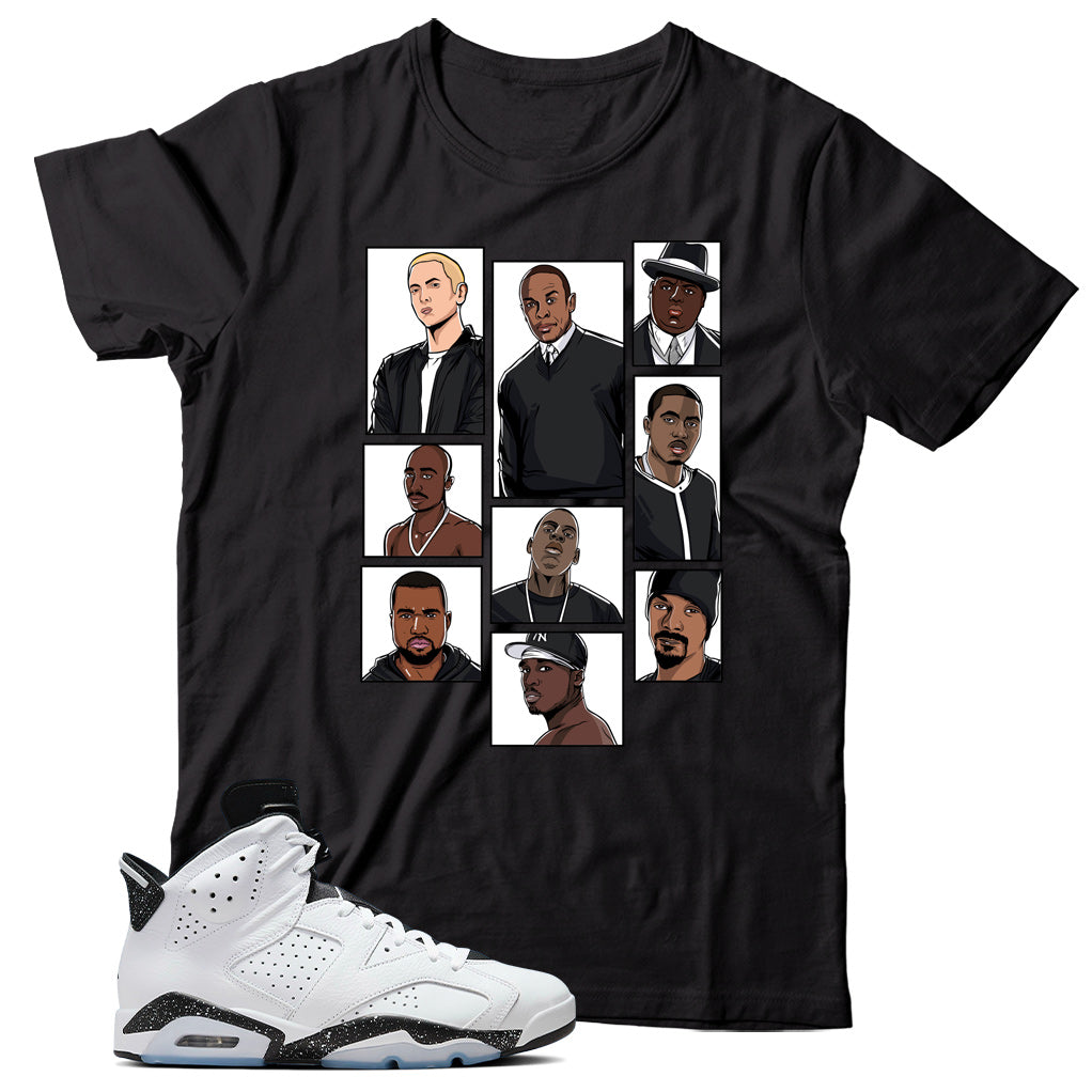 Jordan 6 Reverse Oreo shirt