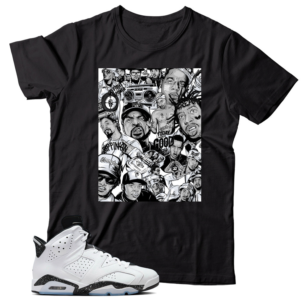 Jordan 6 Reverse Oreo shirt