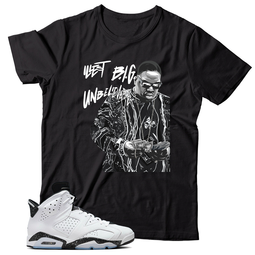 Jordan 6 Reverse Oreo shirt