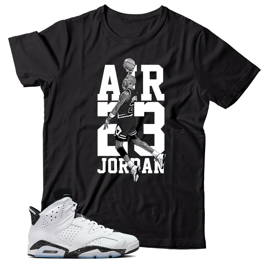 Jordan 6 Reverse Oreo shirt