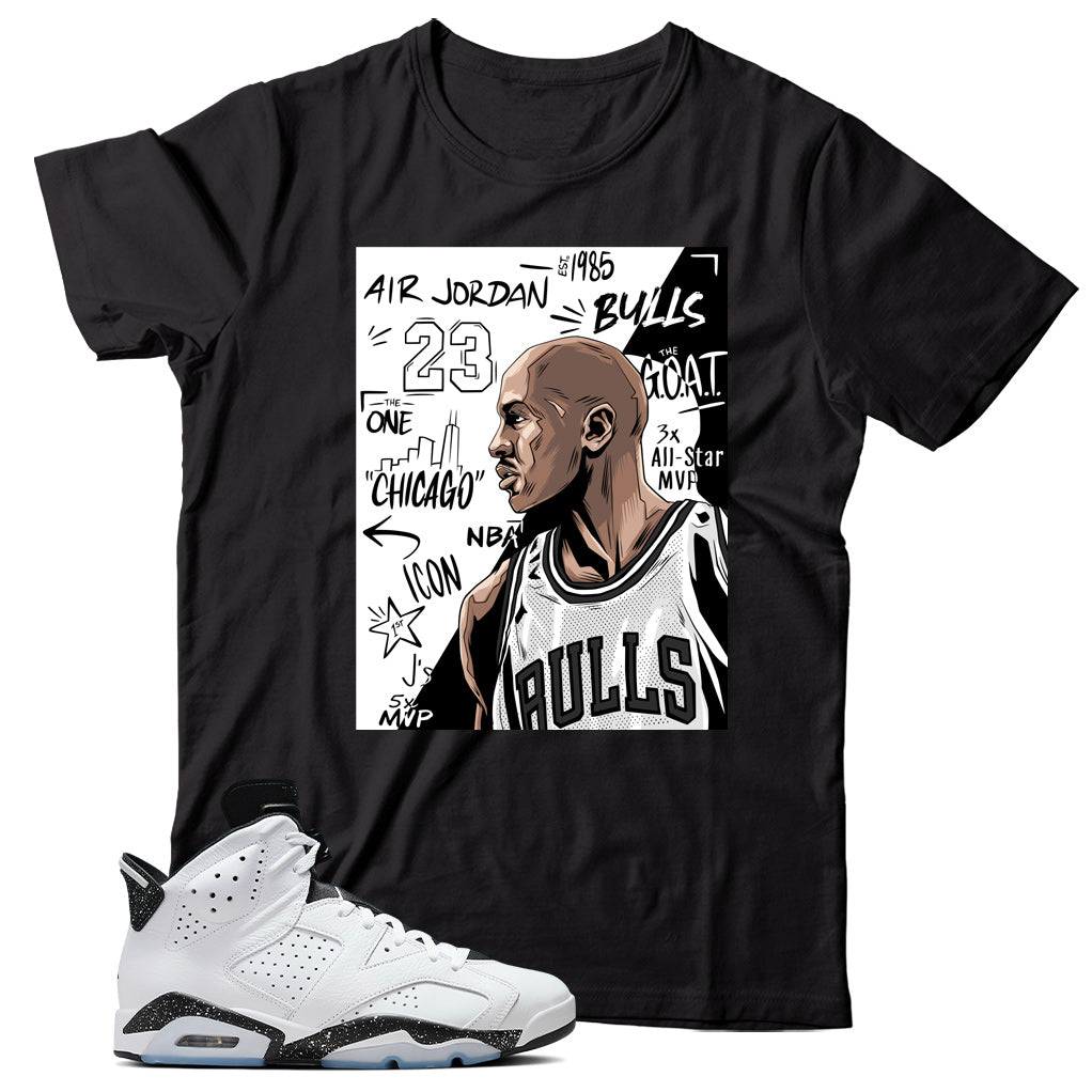 Jordan 6 Reverse Oreo shirt