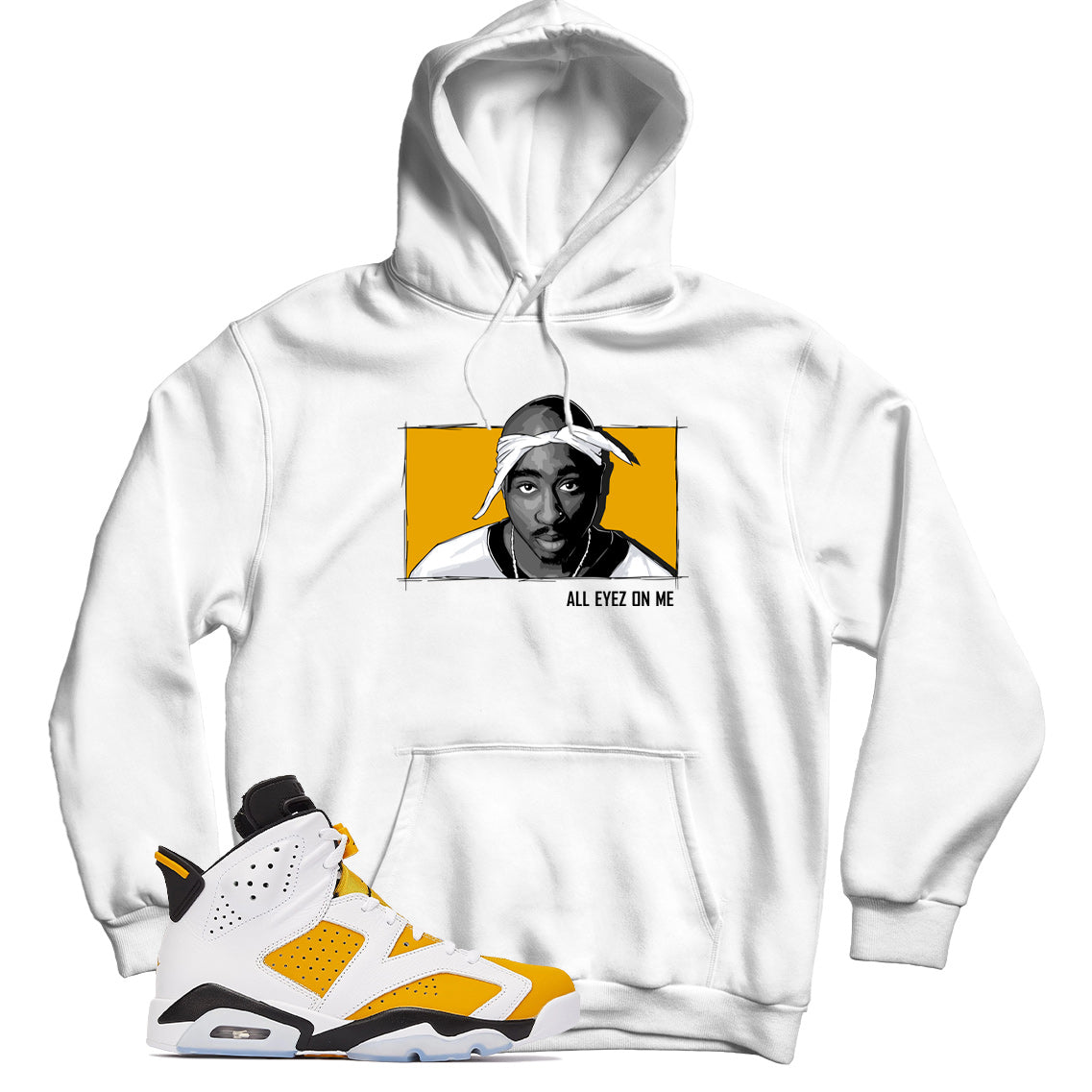 Jordan 6 Yellow Ochre hoodie