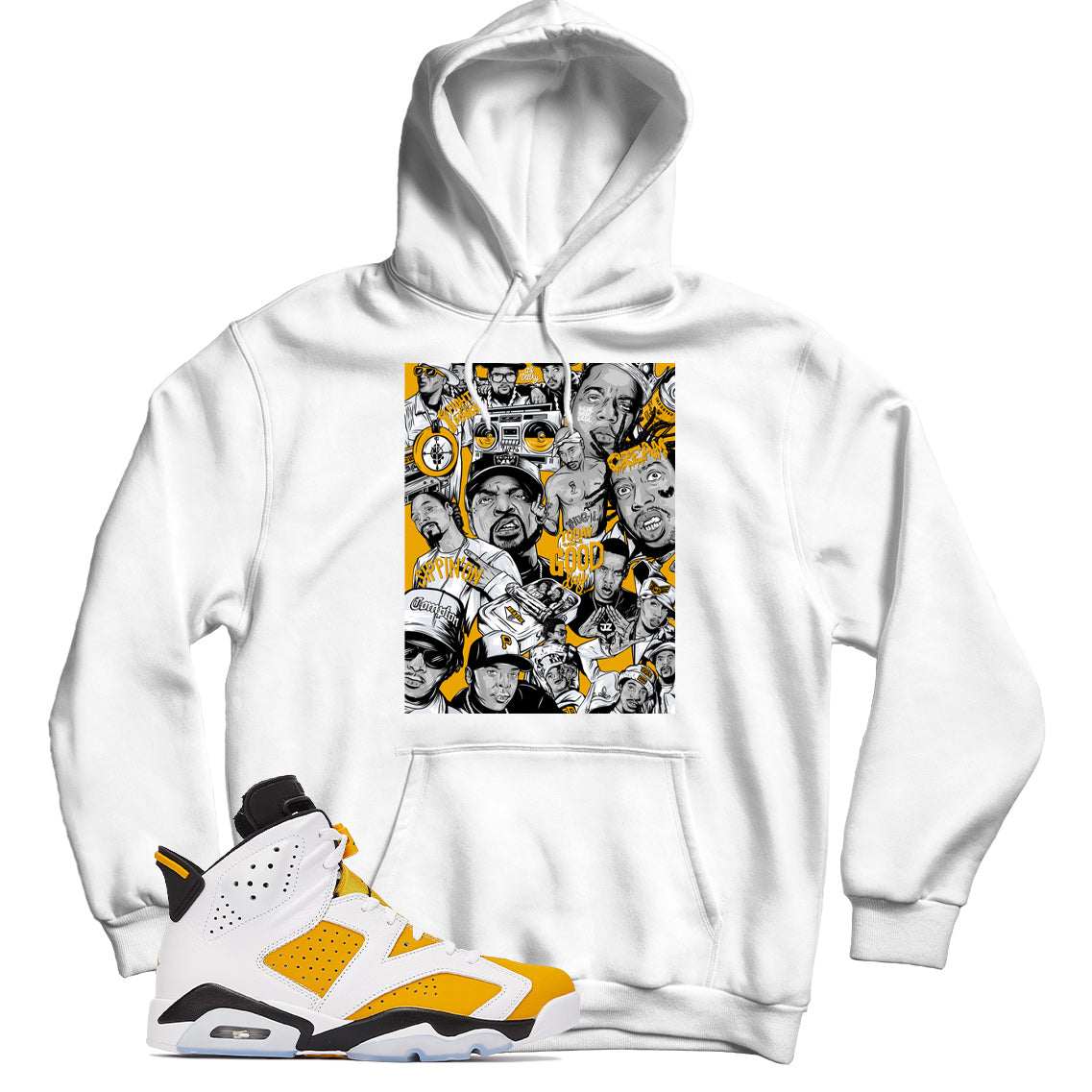 Jordan 6 Yellow Ochre hoodie