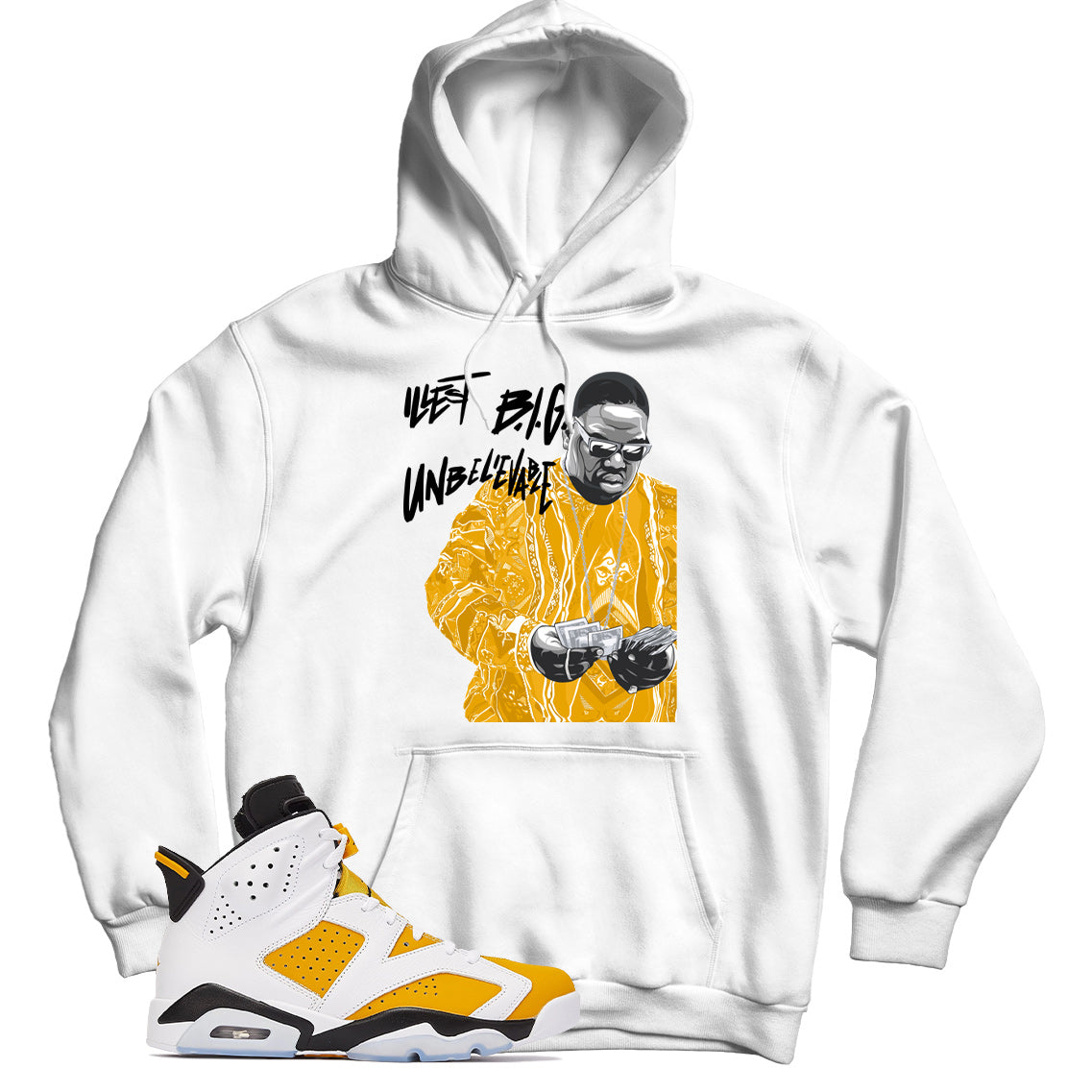 Jordan 6 Yellow Ochre hoodie