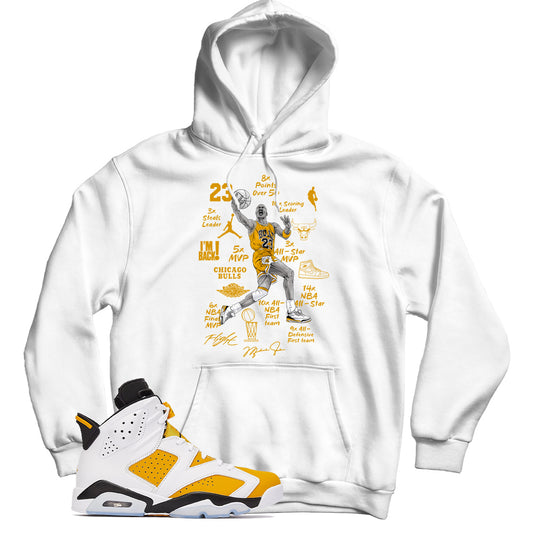 Hoodie Match Jordan 6 Yellow Ochre