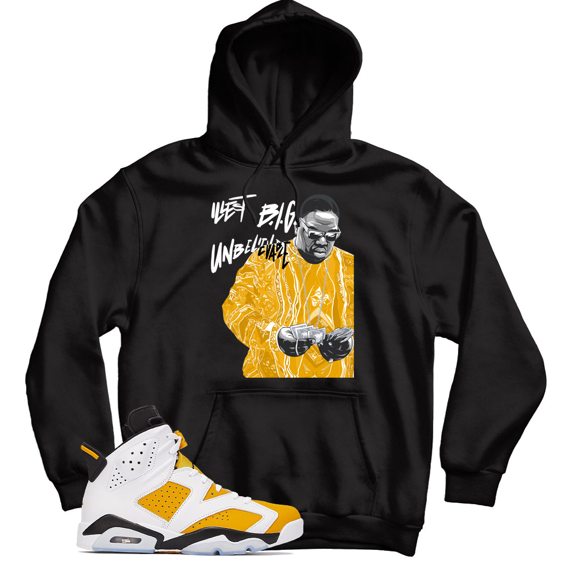 Jordan 6 Yellow Ochre hoodie