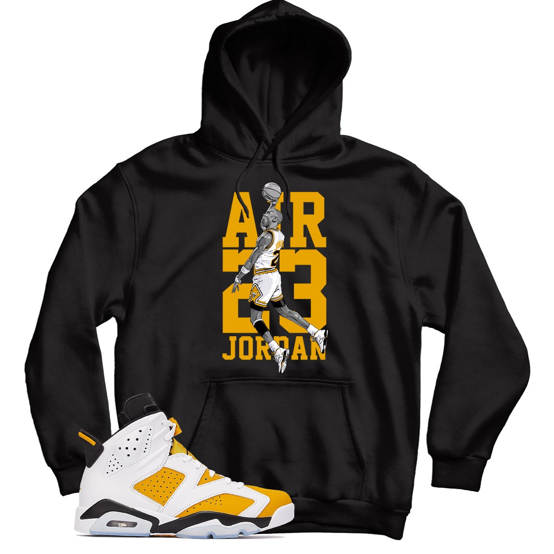 Jordan 6 Yellow Ochre hoodie