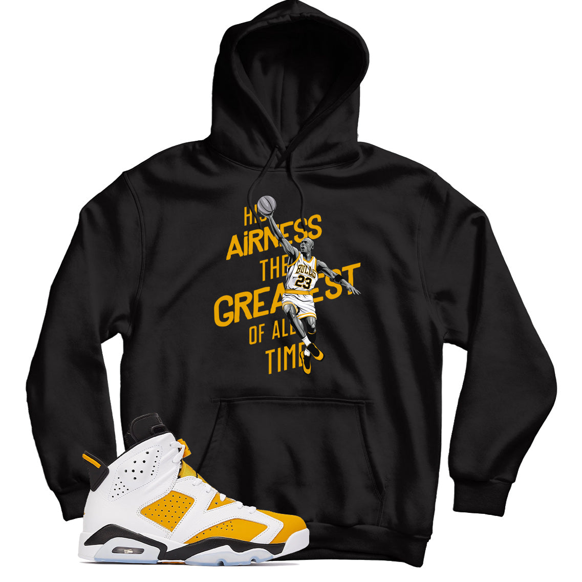 Jordan 6 Yellow Ochre hoodie