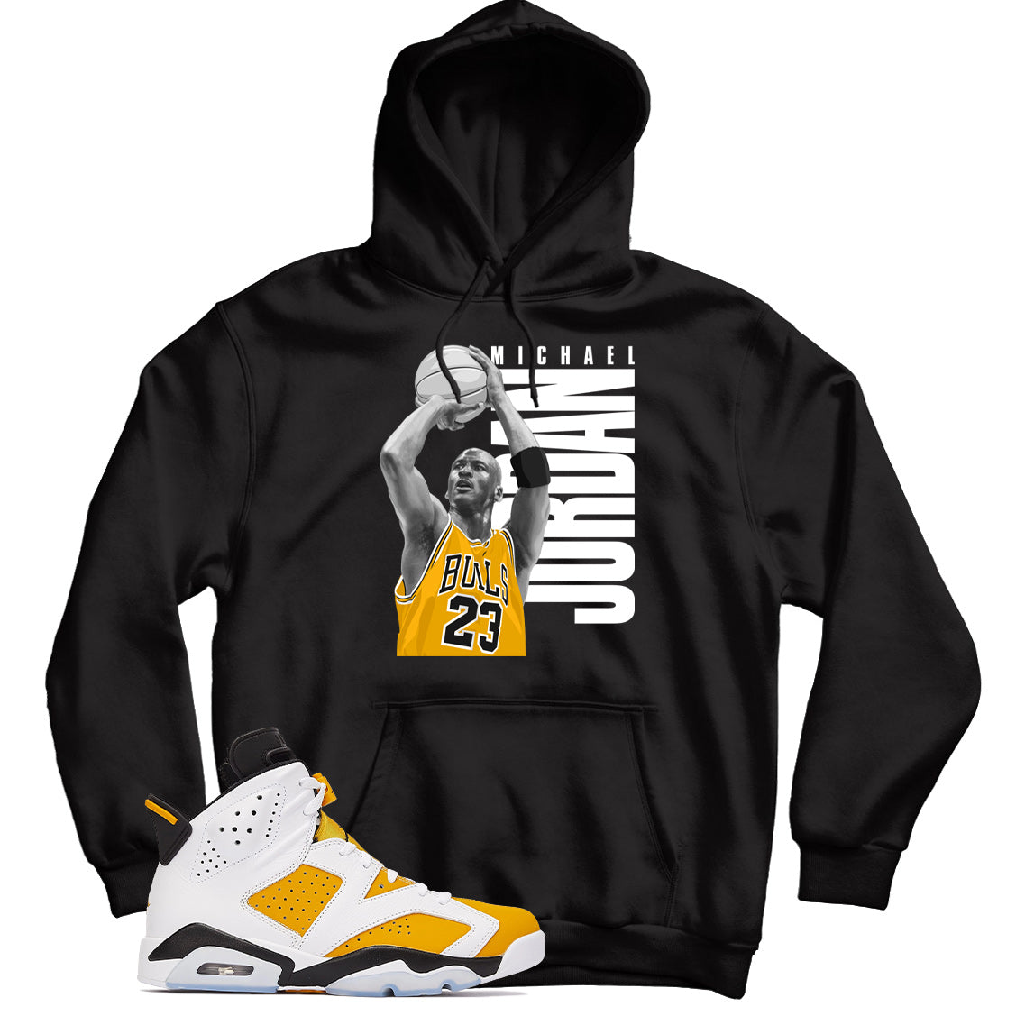 Jordan 6 Yellow Ochre hoodie