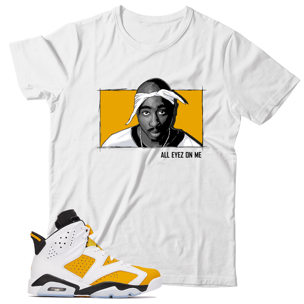 Jordan 6 Yellow Ochre shirt