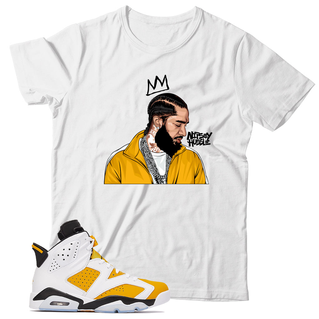 Jordan 6 Yellow Ochre shirt