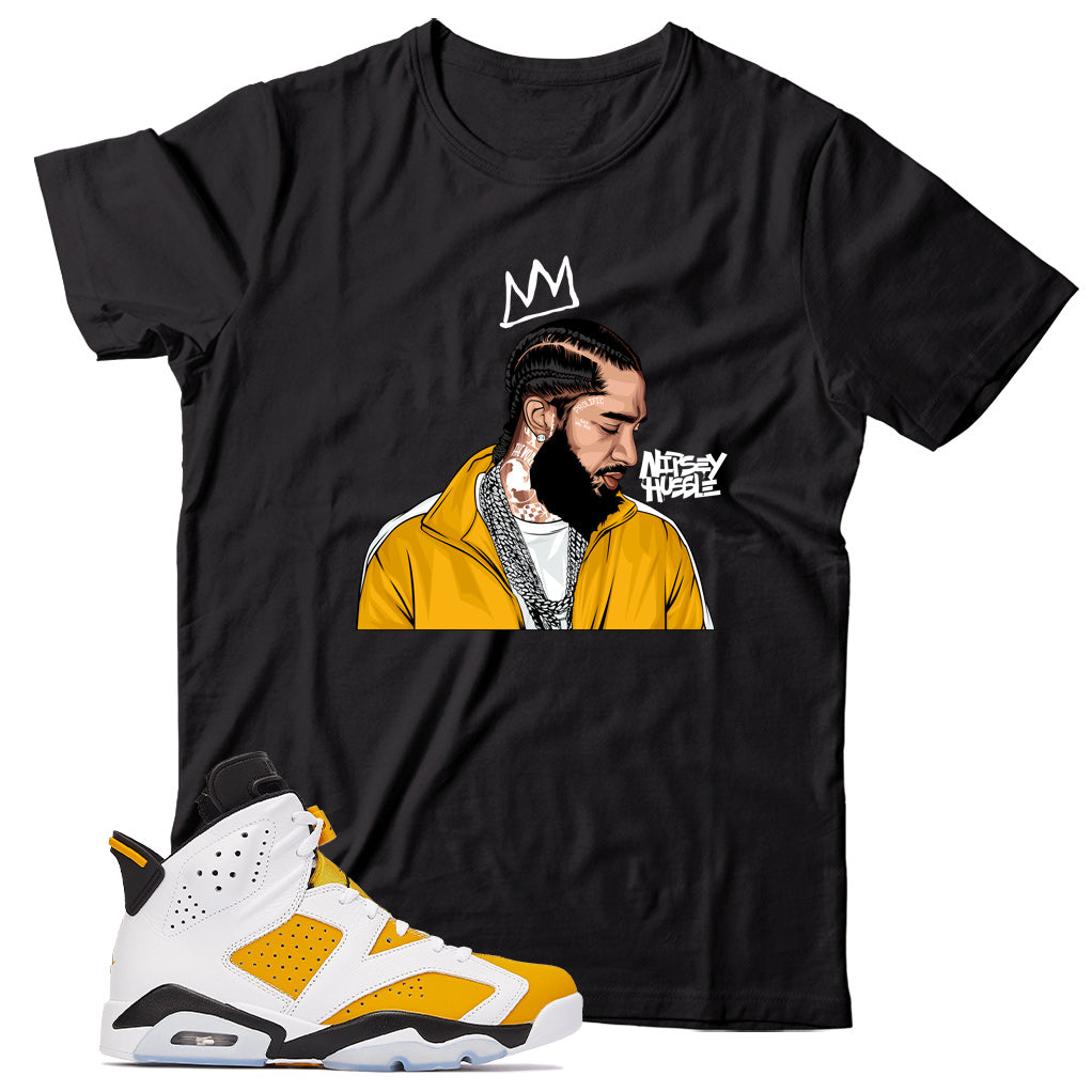 Jordan 6 Yellow Ochre shirt