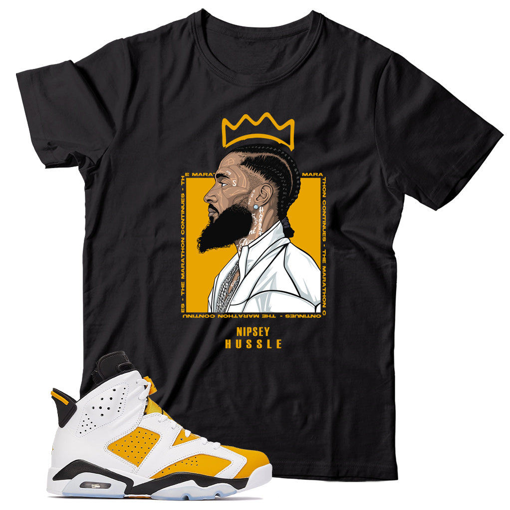 Jordan 6 Yellow Ochre shirt