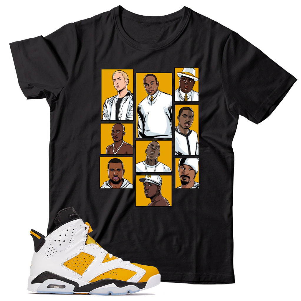 Jordan 6 Yellow Ochre shirt