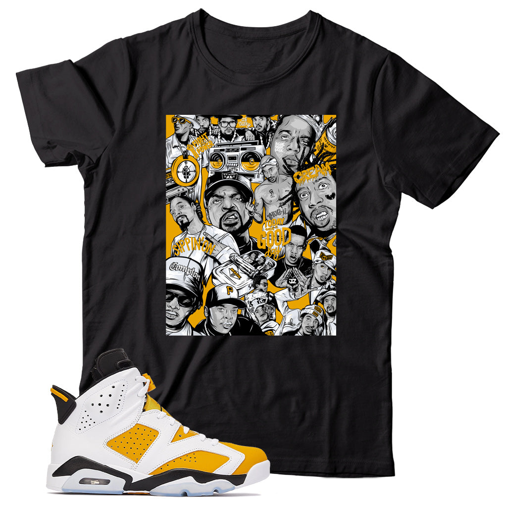 Jordan 6 Yellow Ochre shirt