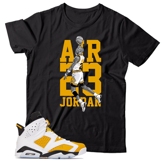 Jordan 6 Yellow Ochre shirt