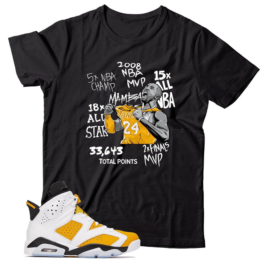 Jordan 6 Yellow Ochre shirt