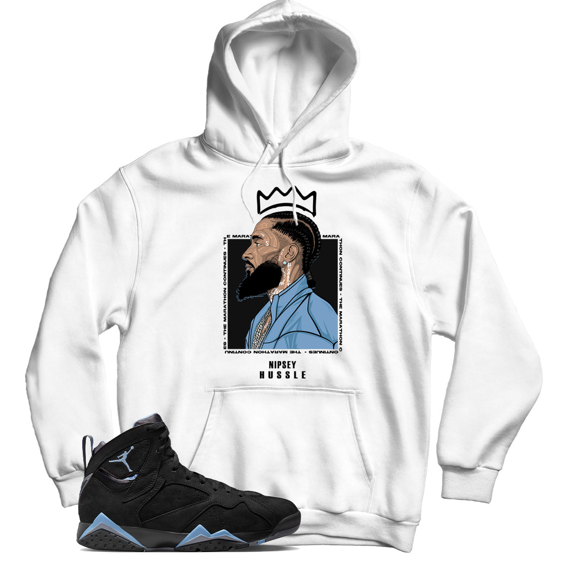 Jordan 7 Chambray hoodie