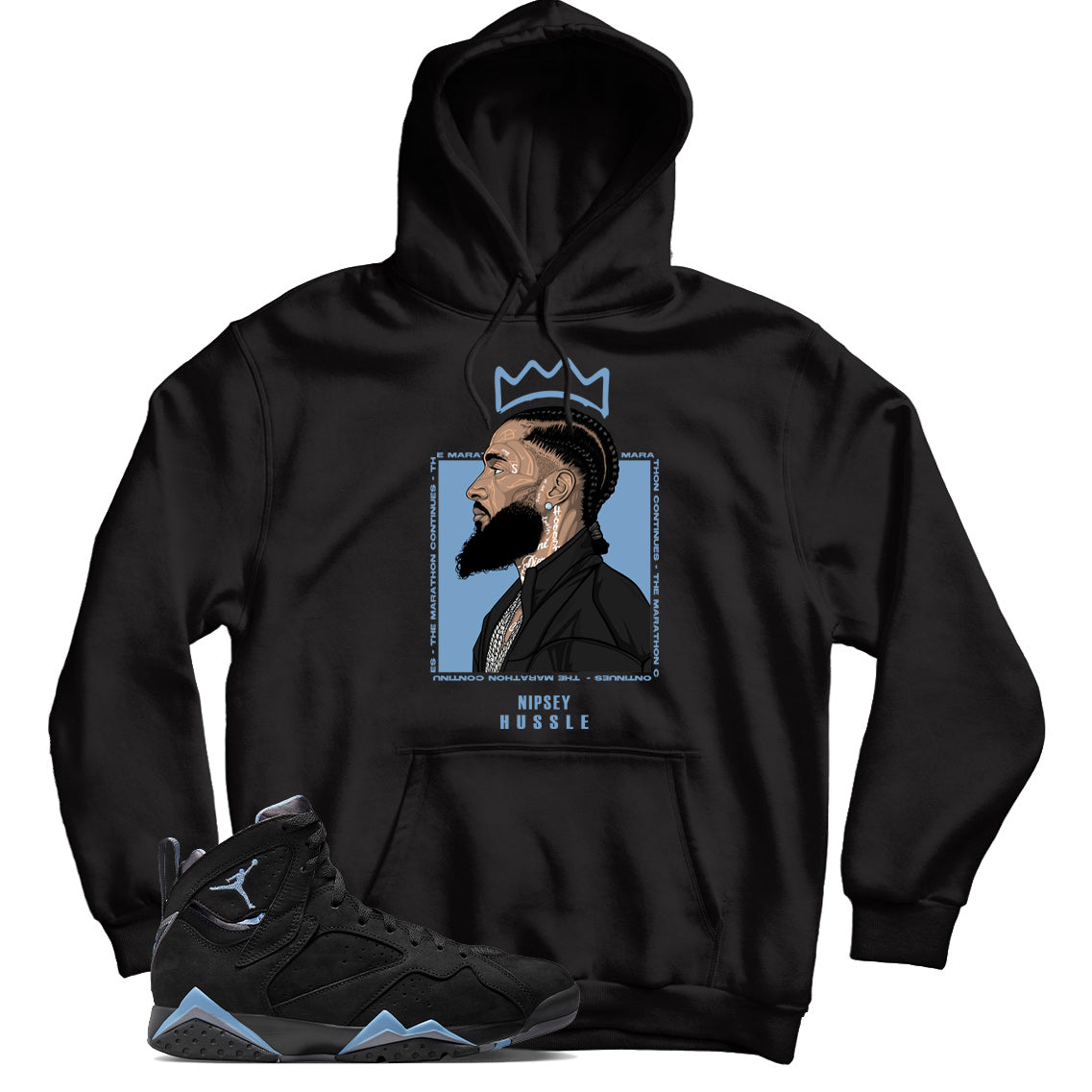 Jordan 7 Chambray hoodie