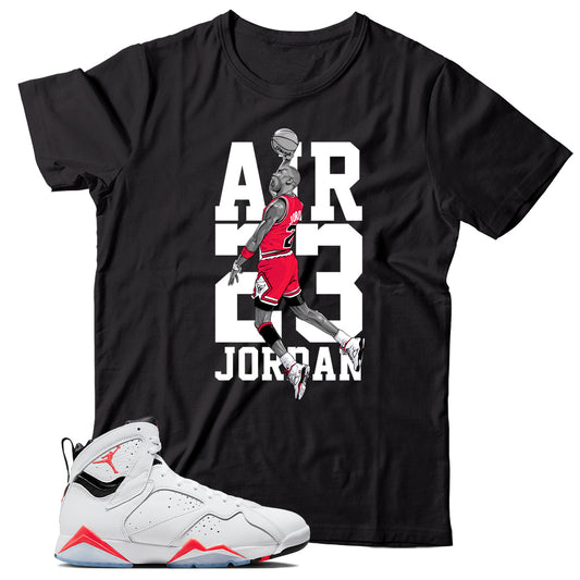 Jordan 7 White Infrared shirt