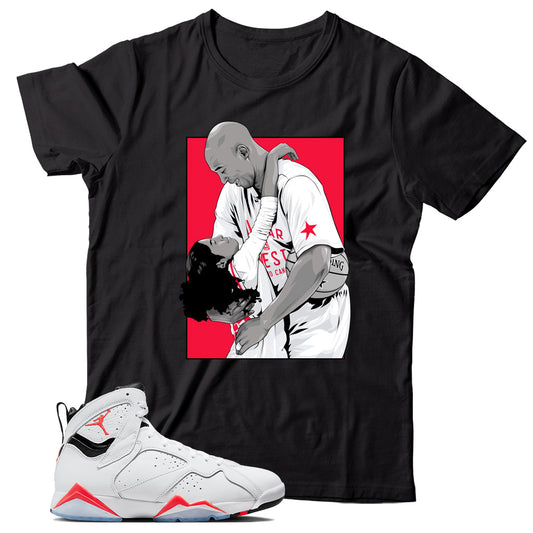 Jordan 7 White Infrared shirt