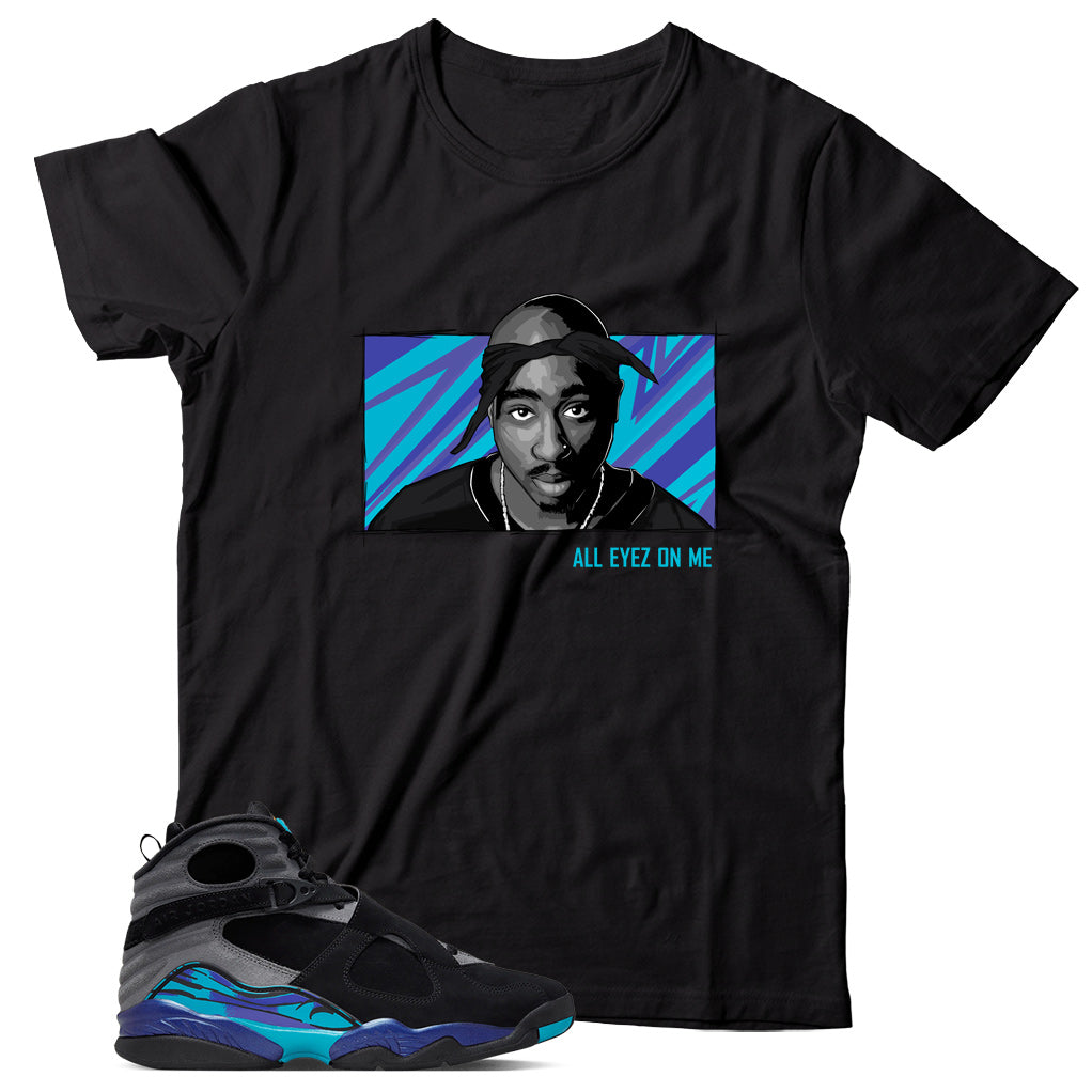 T-Shirt Match Jordan 8 Aqua