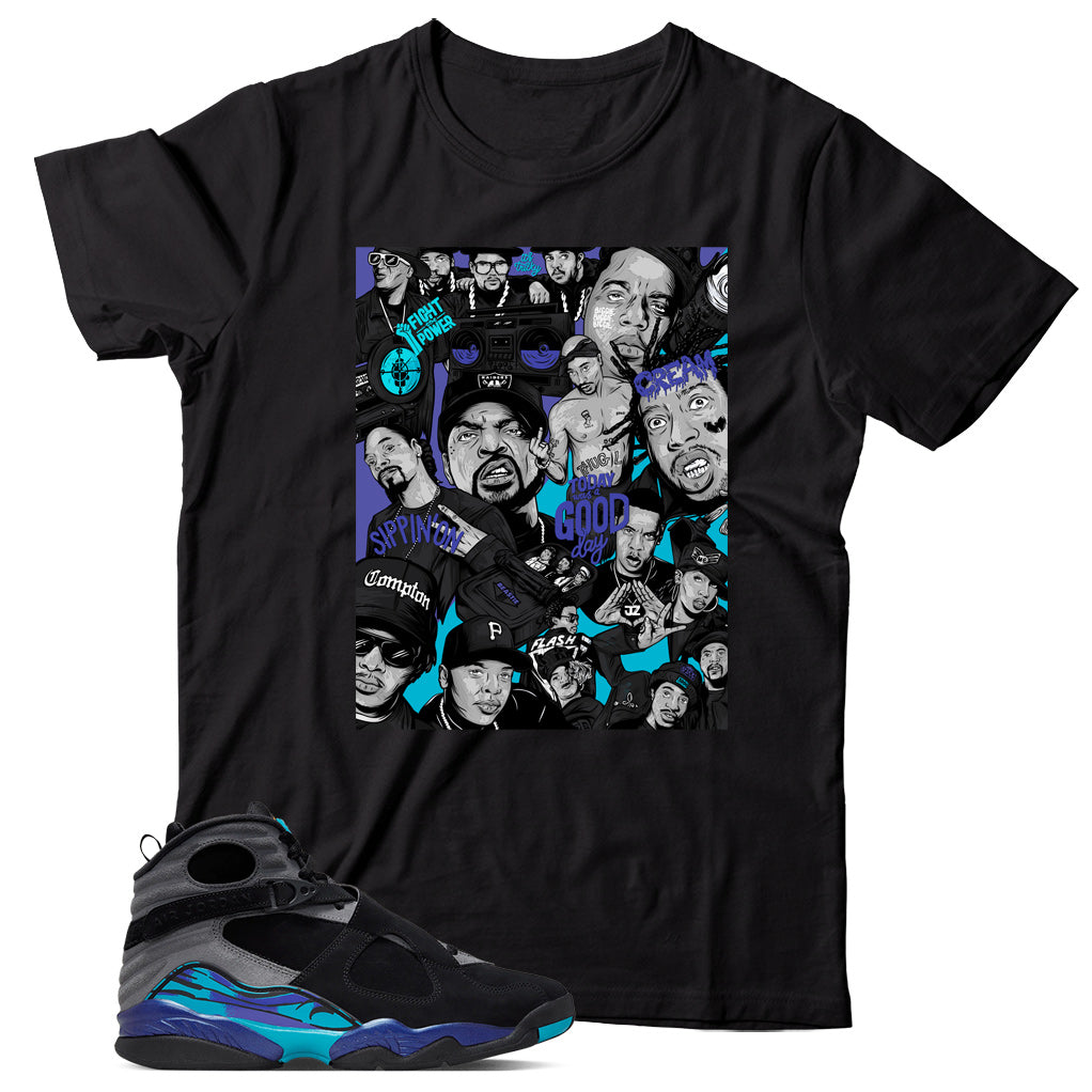 Jordan 8 Aqua Shirt