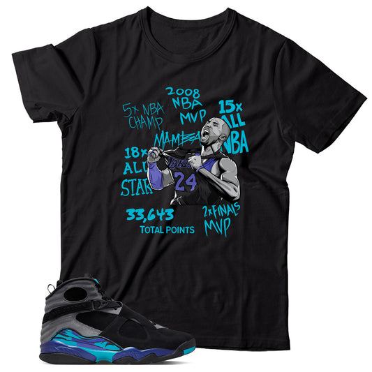Shirt Match Jordan 8 Aqua