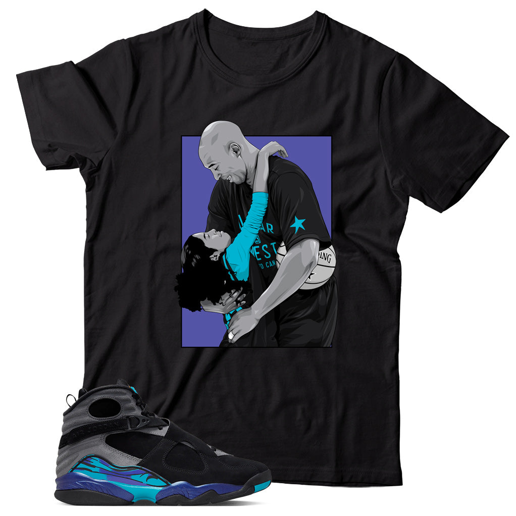 Shirt Match Jordan 8 Aqua