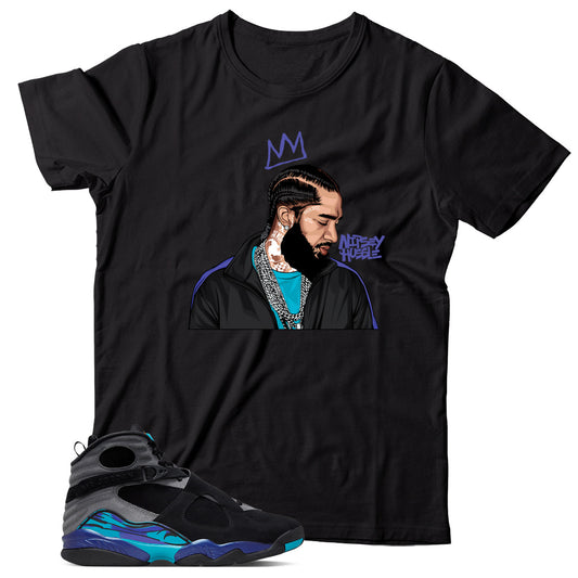 Shirt Match Jordan 8 Aqua