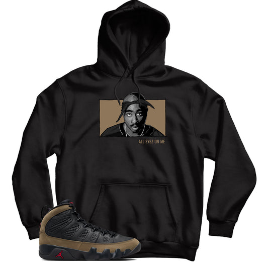 Hoodie Match Jordan 9 Olive