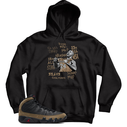 Hoodie Match Jordan 9 Olive