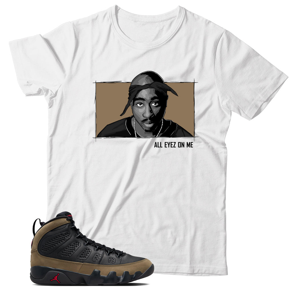 Shirt Match Jordan 9 Olive