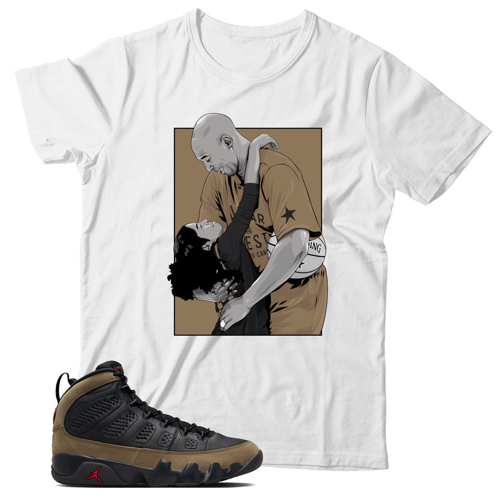 Jordan 9 Olive shirt