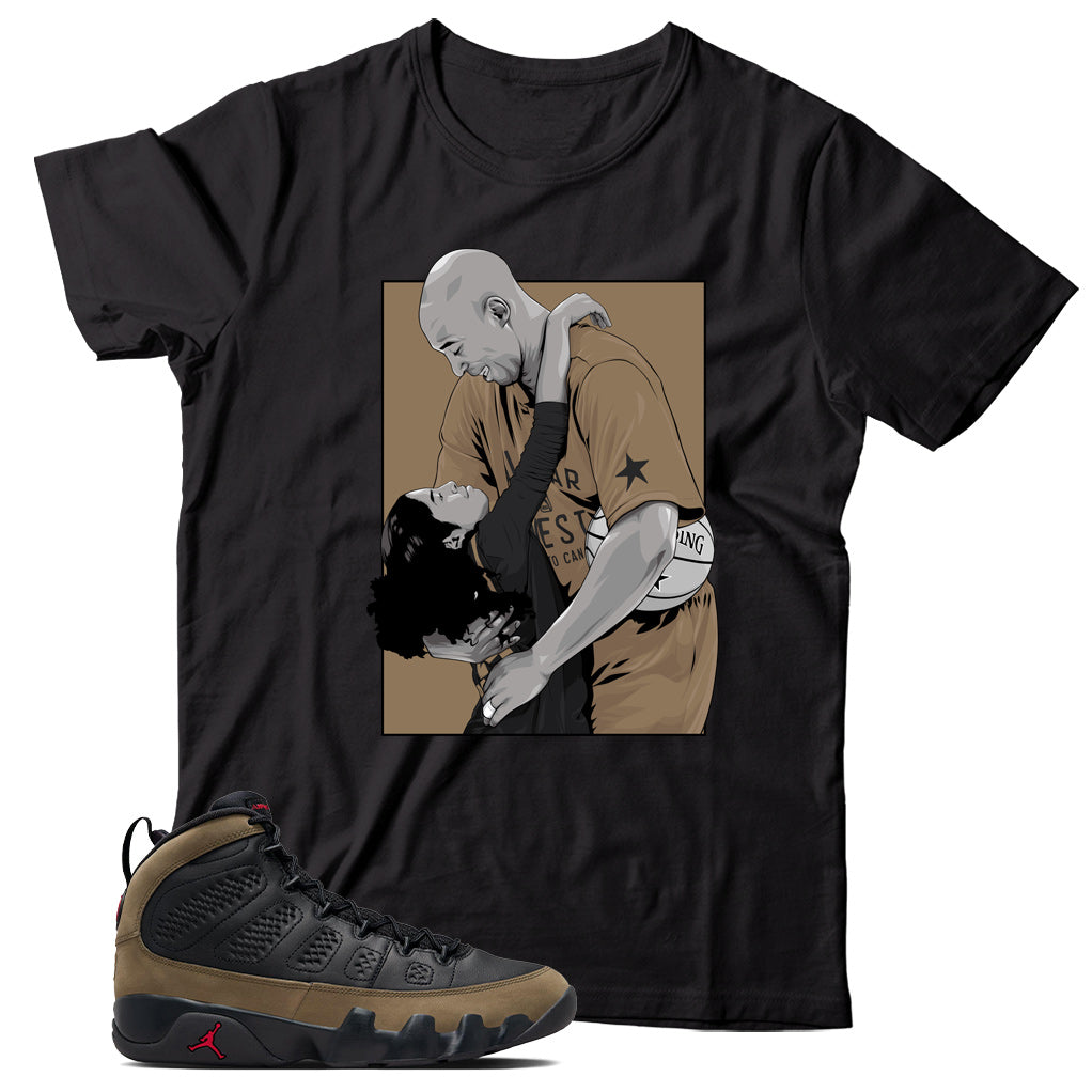 Jordan 9 Olive shirt