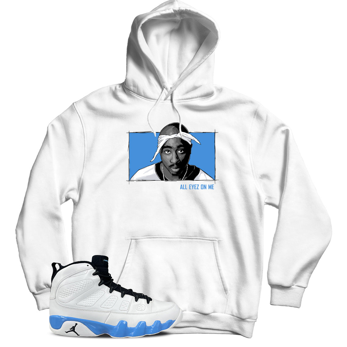 Jordan 9 Powder Blue hoodie