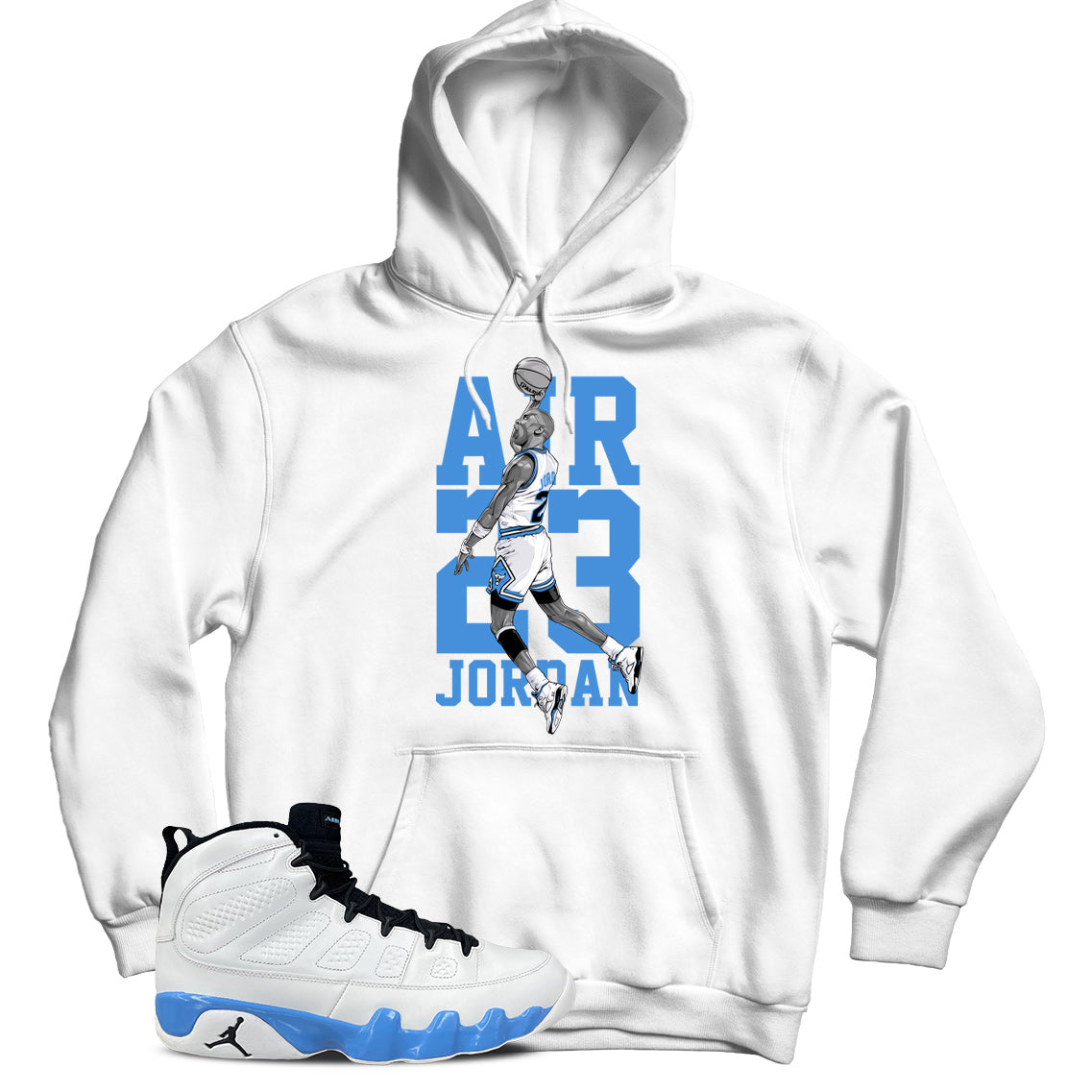 Jordan 9 Powder Blue hoodie