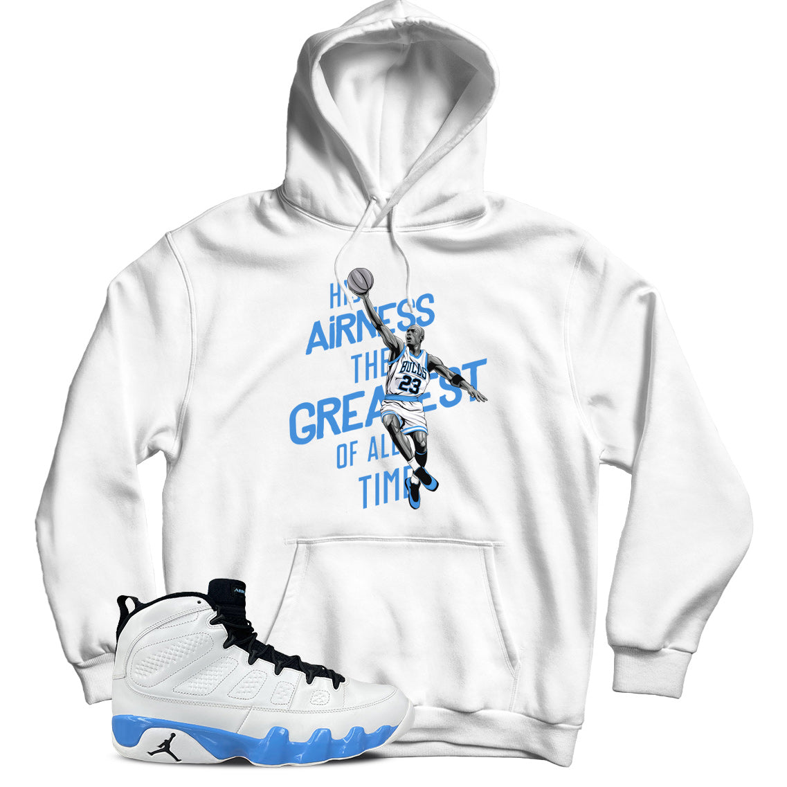 Jordan 9 Powder Blue hoodie