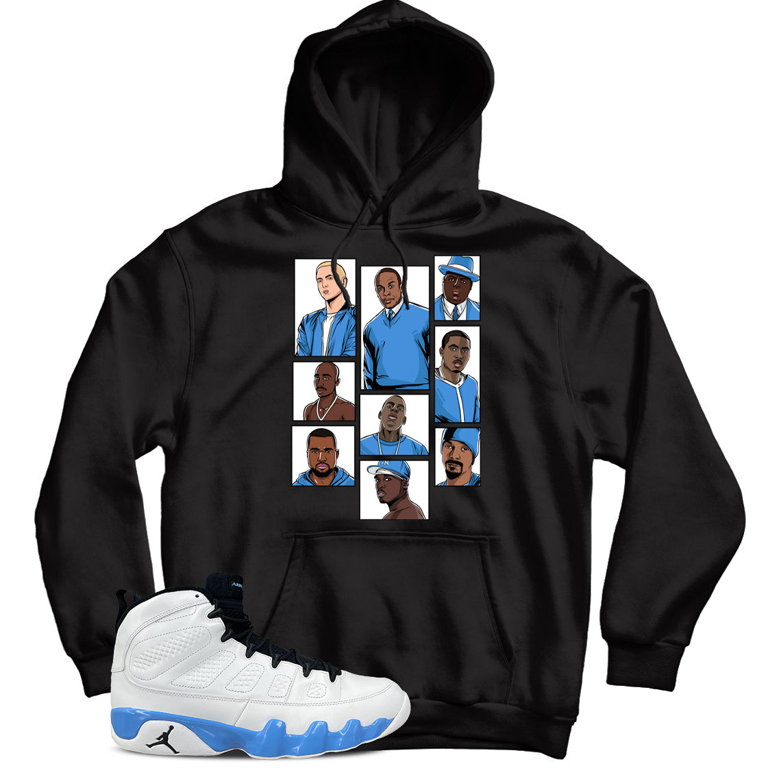 Jordan 9 Powder Blue hoodie