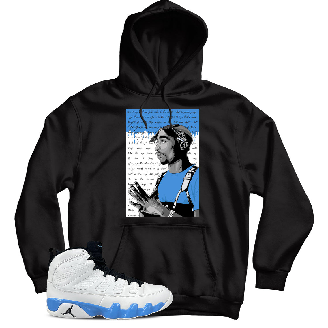 Jordan 9 Powder Blue hoodie