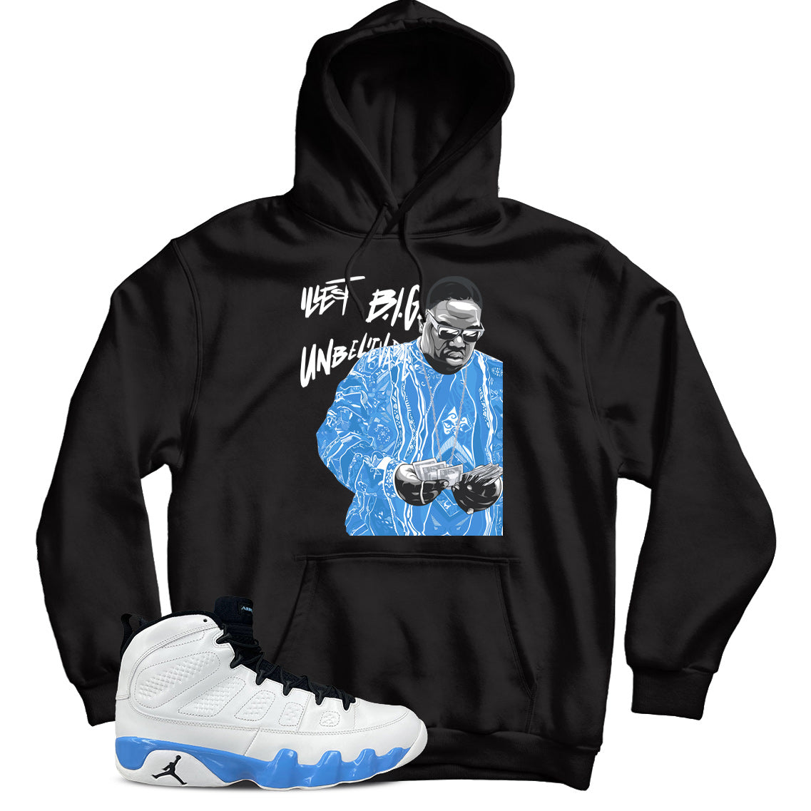 Jordan 9 Powder Blue hoodie