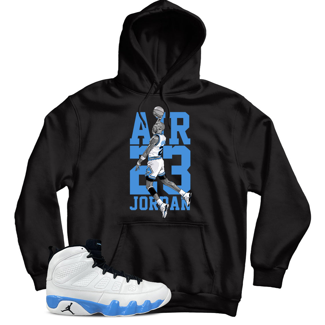 Jordan 9 Powder Blue hoodie