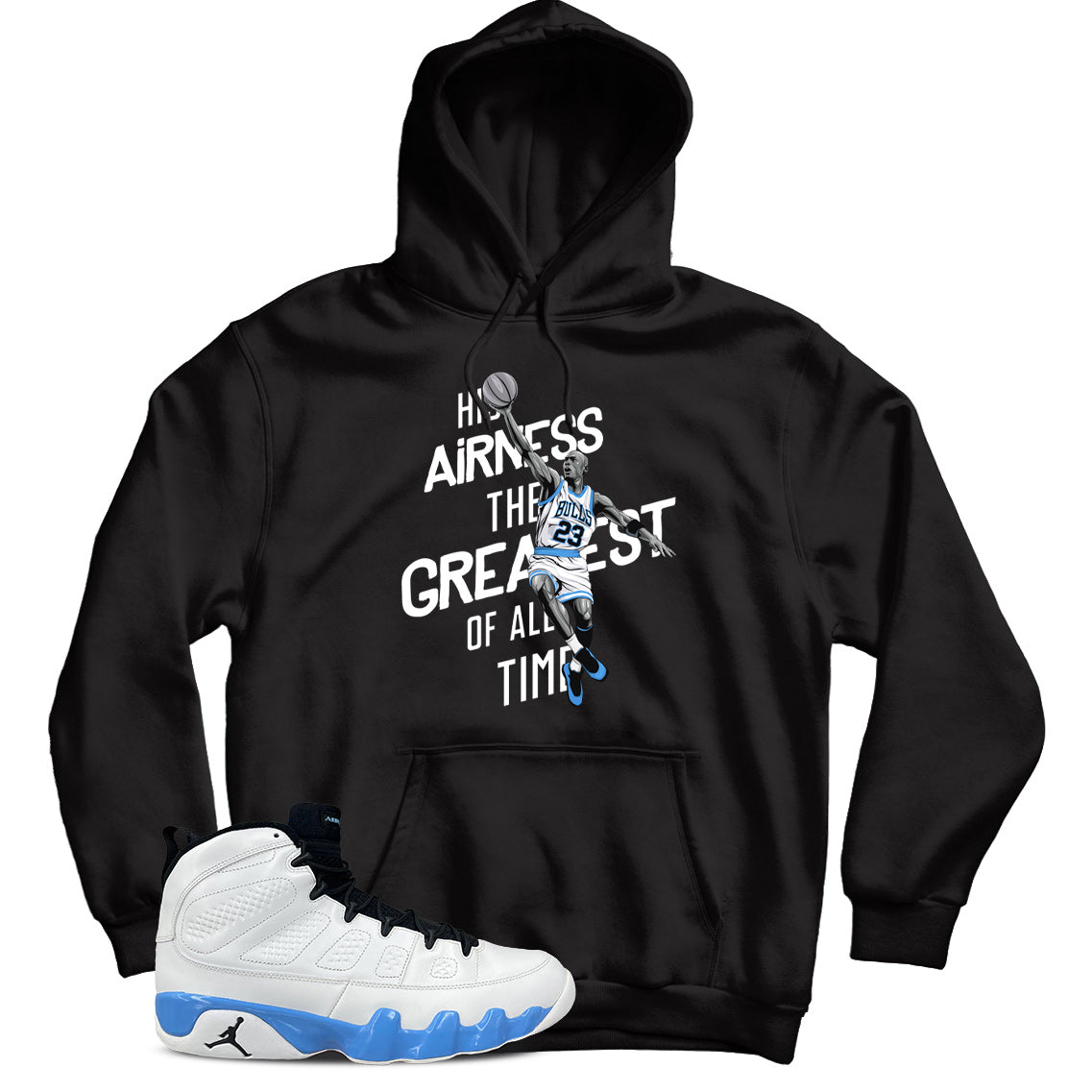 Jordan 9 Powder Blue hoodie