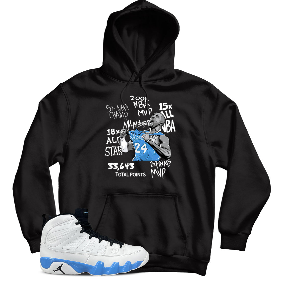 Jordan 9 Powder Blue hoodie