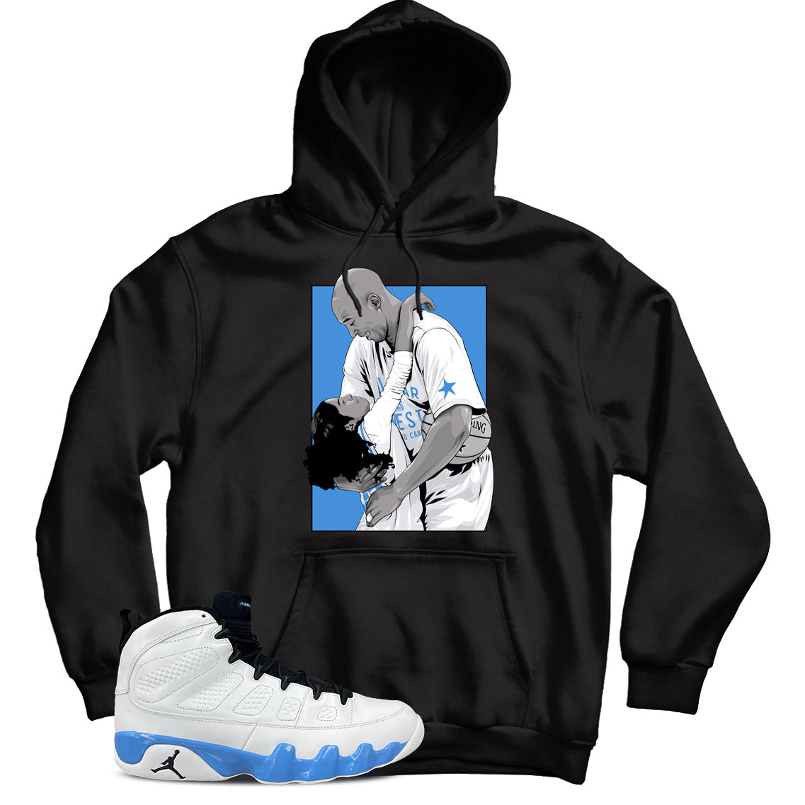 Jordan 9 Powder Blue hoodie